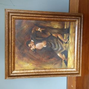 Framed Original Painting by M. Harold